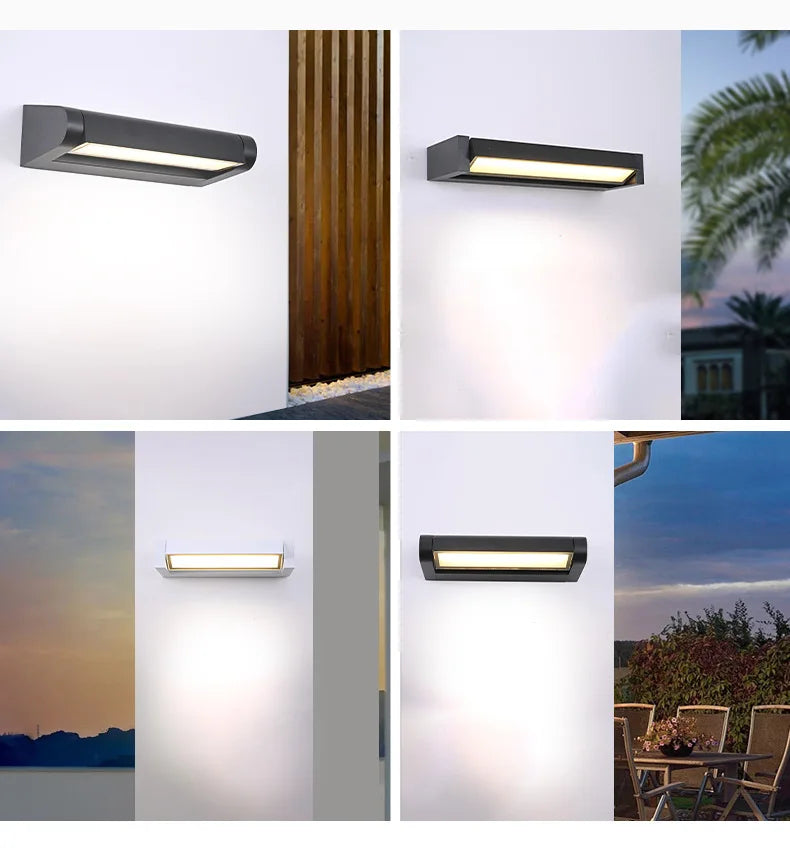 LED Lights Outdoor Porch Light Sconces Exterior Wall Light Fixtures Waterproof Lamp for Home Decoration Patio Doorway Wall Lamp