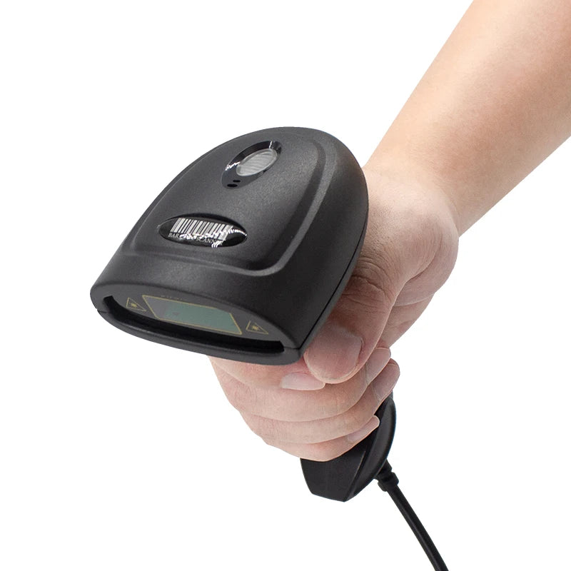 Handheld 1D CCD Barcode Scanner USB  Wired Barcode Reader for Linear Barcodes POS PC Laptop Computer