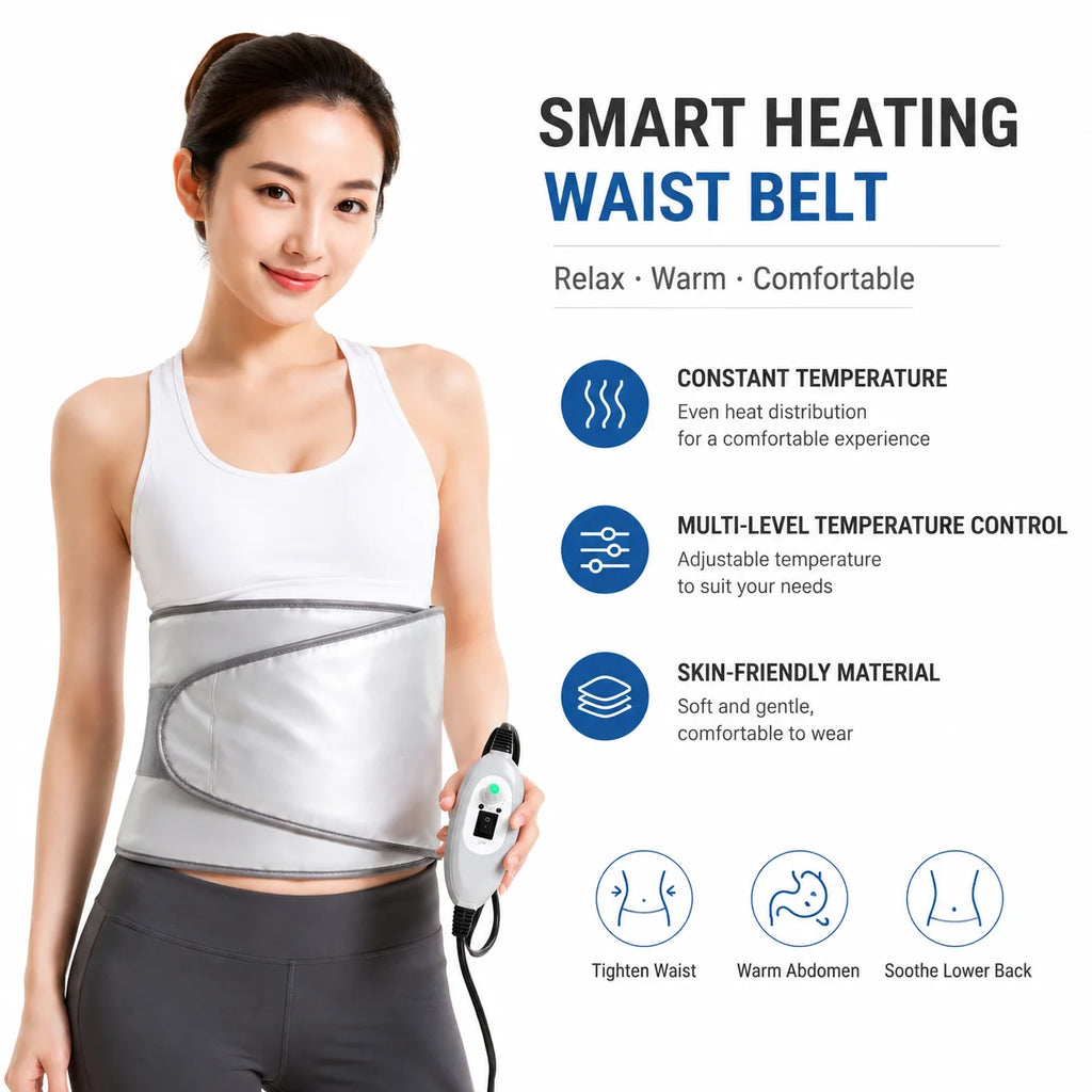 Fat Burning Weight Loss Belt Shaper Belly Leg Body Massager Vibration Heating Lazy Diet Sauna Electric Slimming Belt Dropshippin