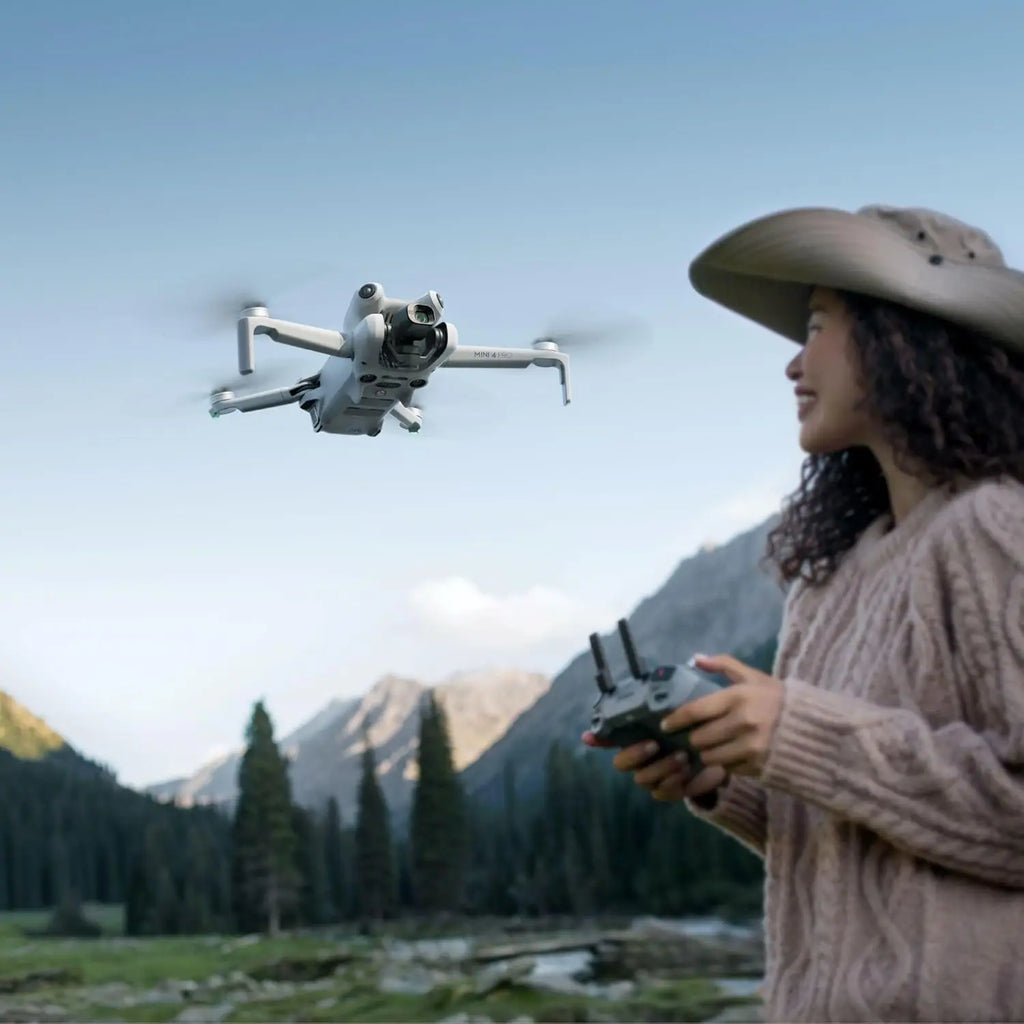 Used DJI Mini 4 Pro Drone for Adults with 4K Camera 34 Min Flight Time 20km Video Transmission Omnidirectional Vision Sensing Mini Drone for Beginners