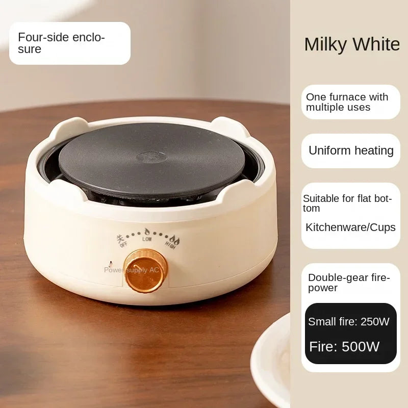 EU/US/UK New Electric Cookware Heating Base 500W Electric Heater Coffee Stove Home Manual Adjustable Temperature Cooking Heater