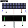 4x12 8x8 16x16 8x32 WS2812 RGBIC Led Digital Matrix Panel Lights WS2812 Flexible Addressable Spliceable Pixel Module Screen DC5V