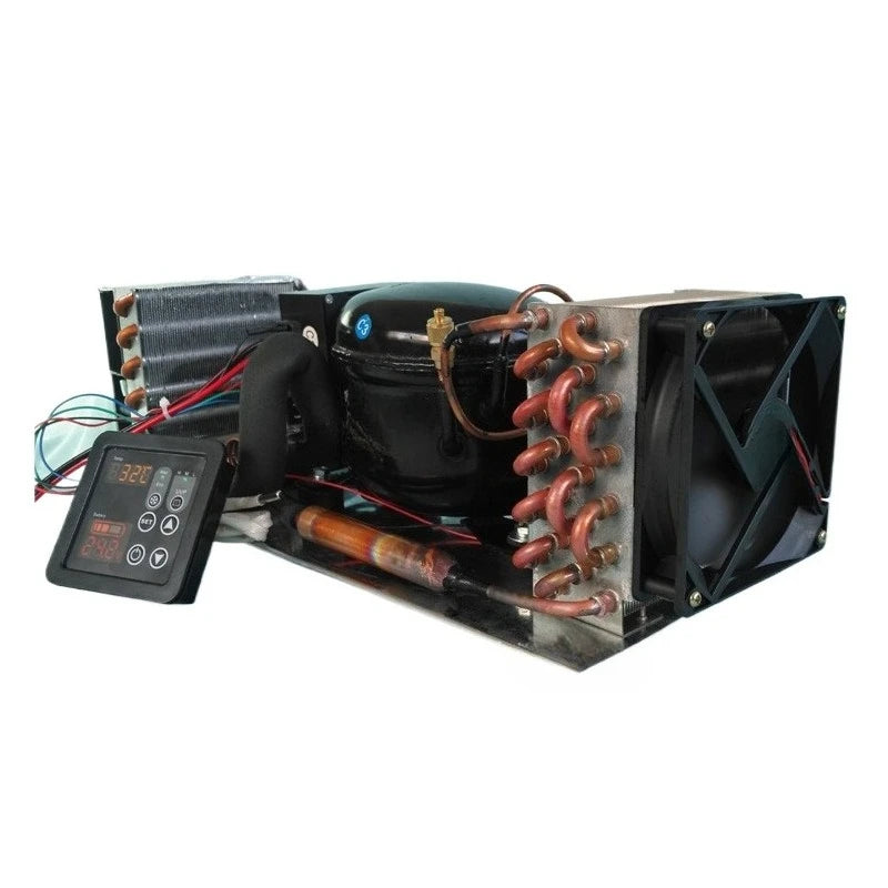 BD35A mini cold air integrated unit assembly 12V24V power-on refrigeration miniature air conditioner unit with temperature