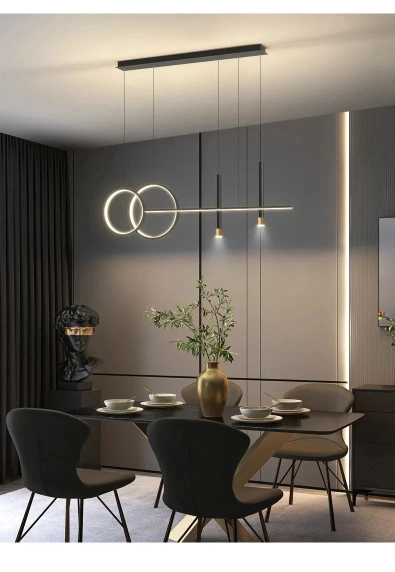 Modern Restaurant Pendant Lights LED Dining Tables Kitchens Ceiling Lights Modern Minimalist Hotels Bars Cafes Home Decor