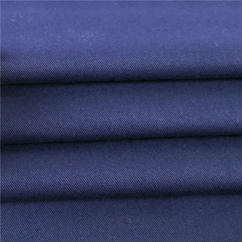 Denim Fabric By The Meter for Sewing Jeans Clothing Coats Dresses Thickened Colored Twill Cotton Handmade Cloth Plain Black Blue