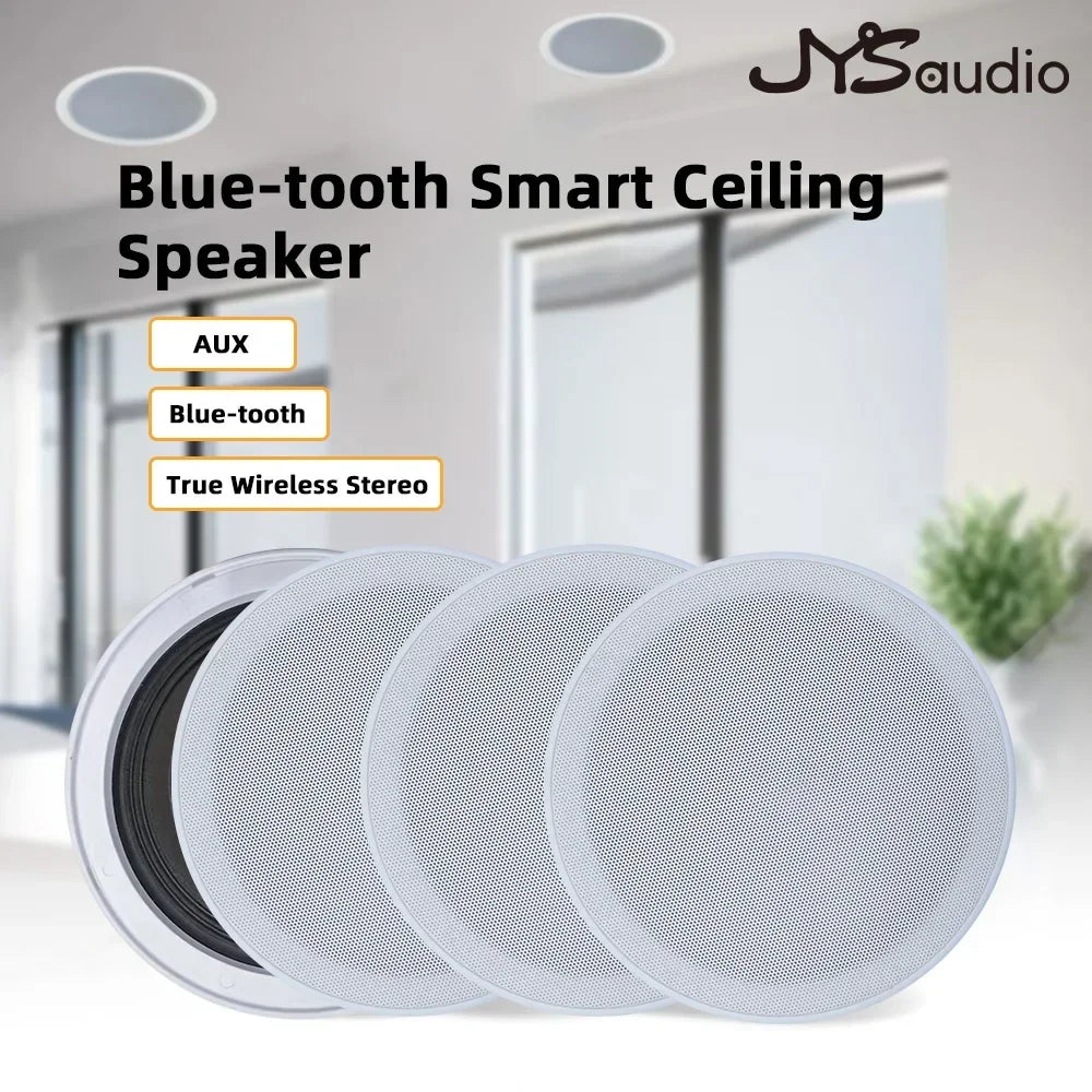 6inch Bluetooth Ceiling Speaker Home Theater Sound System Build-in Class D Amplifier Stereo Loudspeaker for Residential Hotel