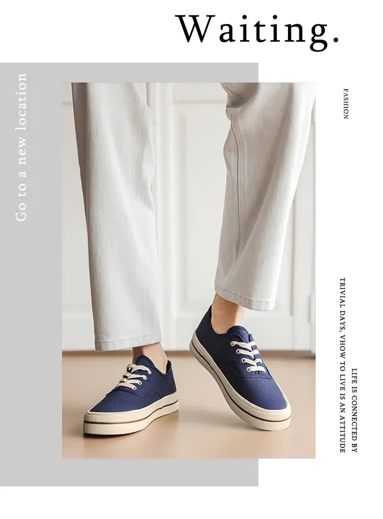 YUYIN 2026 New Men Vulcanized Canvas Shoes Sneakers Comfort Light Student Trendy Casual Male Daily Outdoor Walking Footwear