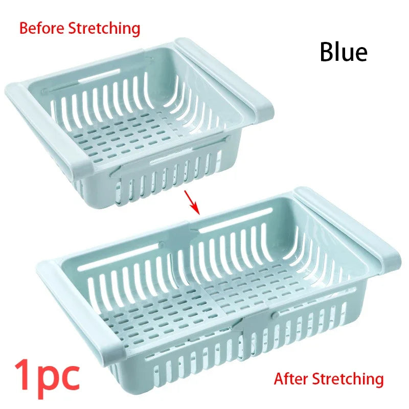 Fridge Organizer Storage Drawer Plastic Storage Box Container Shelf Fruit Egg Food Storage Box Kitchen Accessories Organizer Box