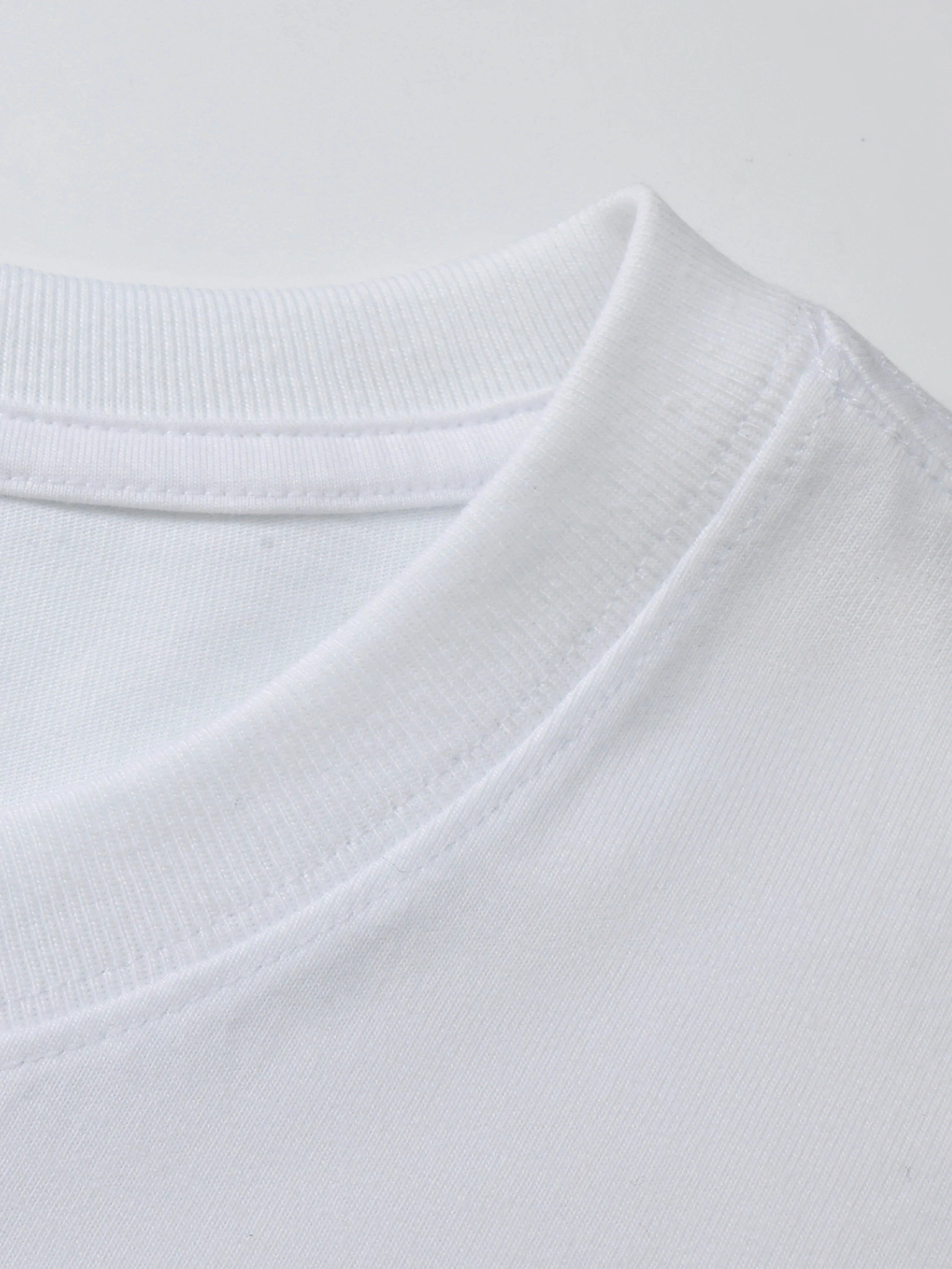 Men's summer 100% pure cotton fashionable casual loose sports. My job is a top secret printed round neck short sleeved T-shirt