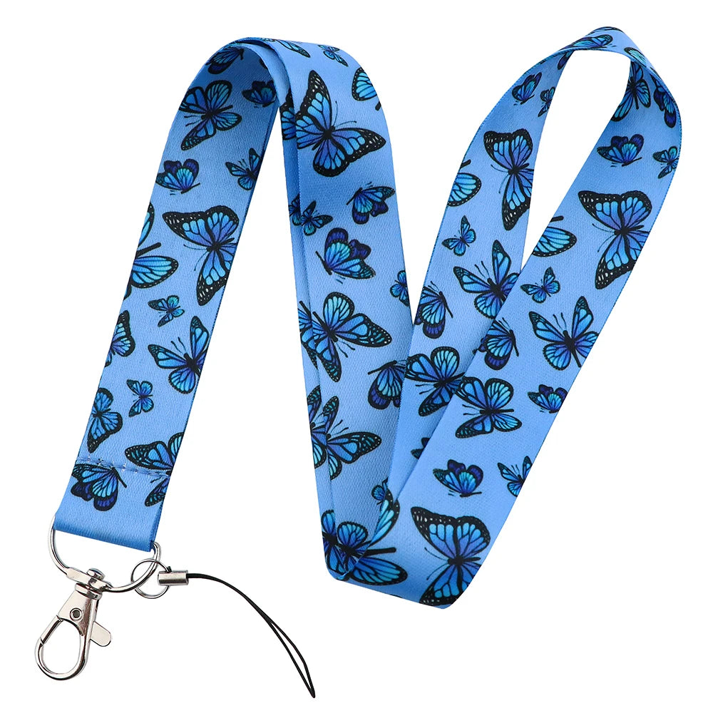 100 Designs Cute Art Lanyard for Keys Chain Badge Holder ID Credit Card Pass Hang Rope Lariat Mobile Phone Charm Accessories