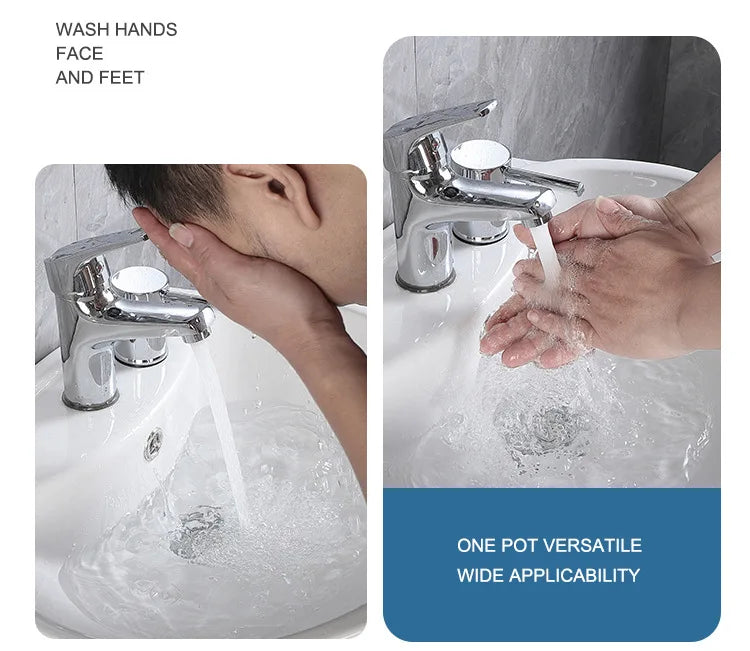 Integrated hand and foot washing basin - ceramic washbasin Интегрированная раковина для мытья рук и ног — керамическая раковина