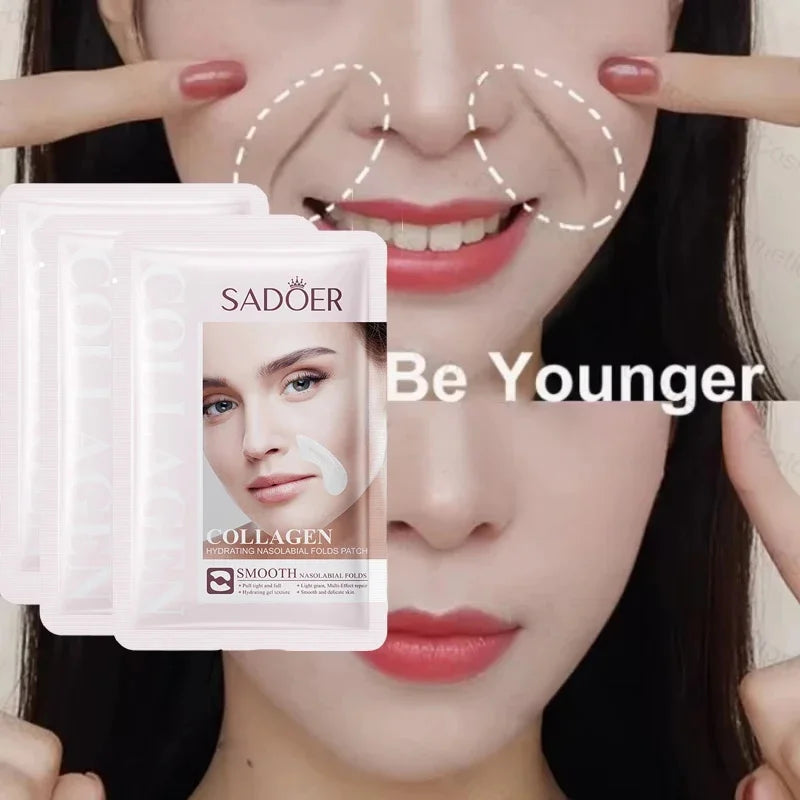 Firming Fine Lines Hydrocrystaline Patch Anti-Aging Sagging Facial Skin Deep Nourishing Facial Mask Korean Facial Care Product