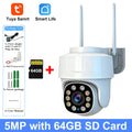 Tuya Smart Life 5MP Outdoor Waterproof Home Security Auto Tracking AI Human Detection Camera WIFI Network Surveillance Camera