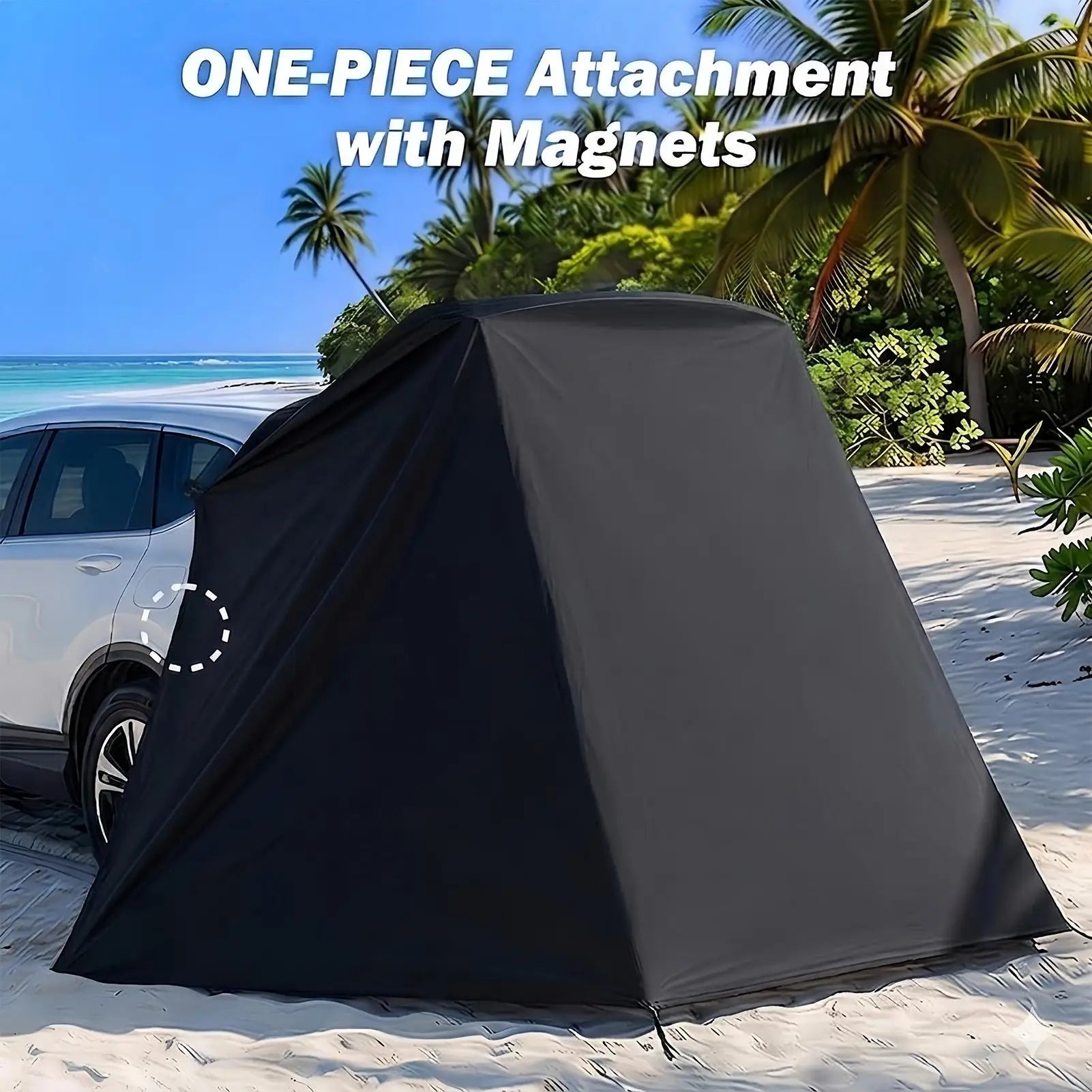 Tailgate Tent For SUV Car Trunk Changing Awning Camping Tailgate Privacy Tent For Trailer Van Automotive Hatchback RV Picnic