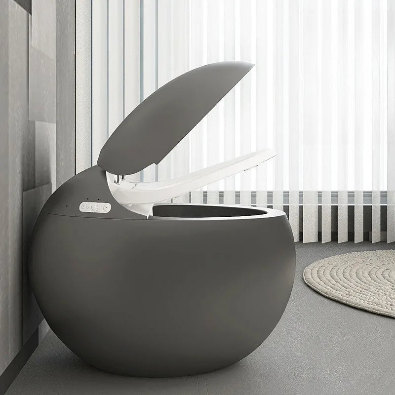 Egg-shaped smart toilet, small apartment bathroom automatic integrated unicorn egg no water pressure limit