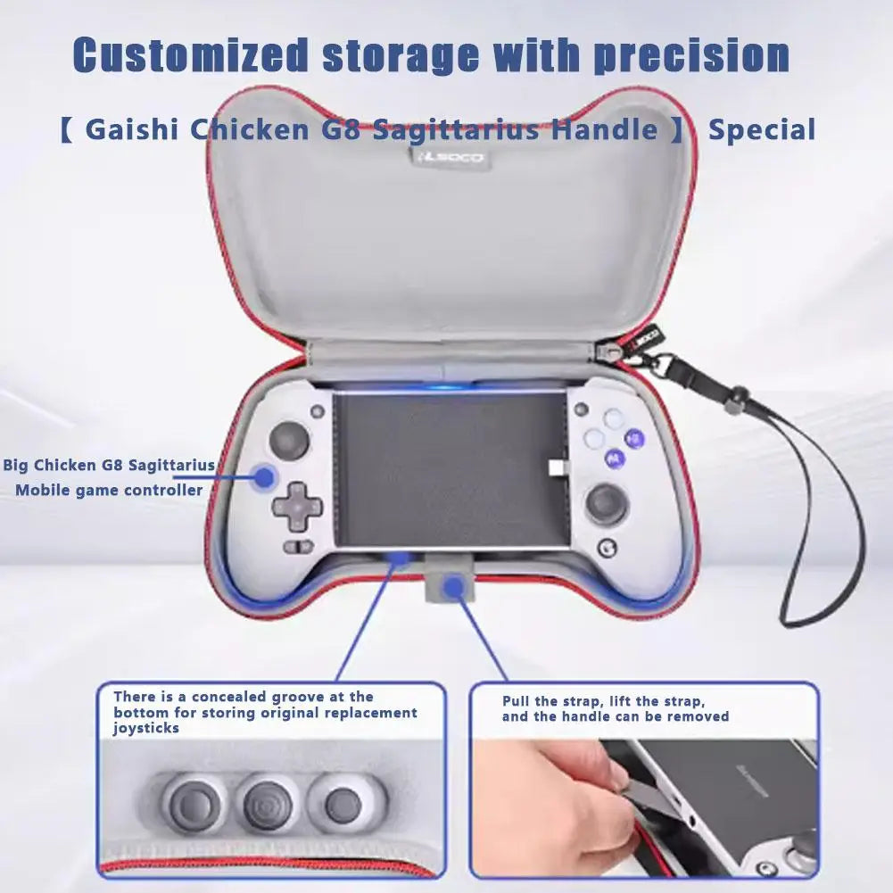 Game Controller Storage Bag For Gamesir G8 Plus Galileo Mobile Phone Gaming Controller EVA Hard Protective Carrying Storage Case