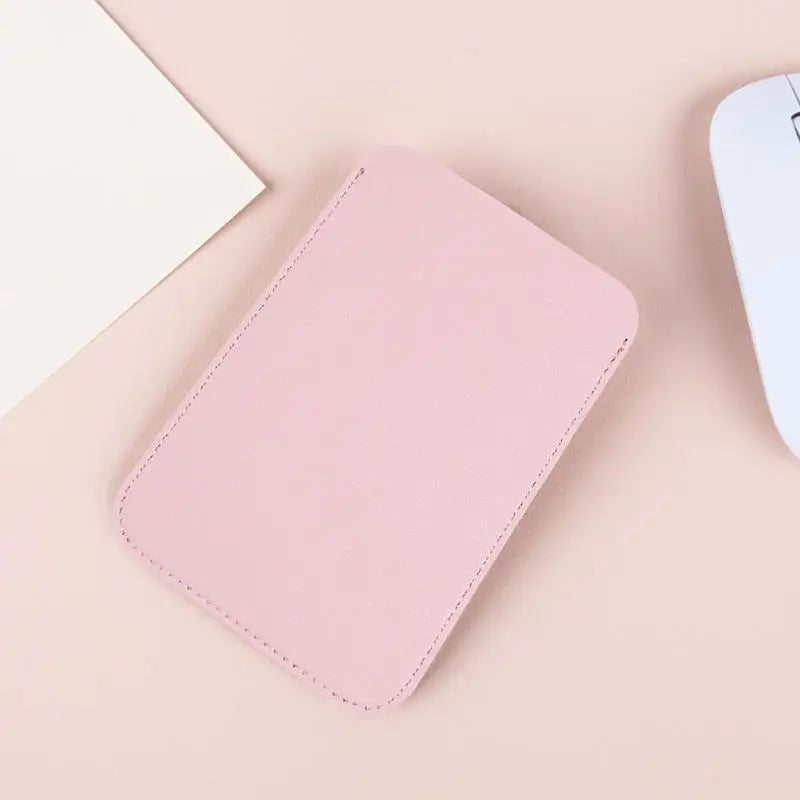 1PC Wireless Mouse Storage Bag Suitable Mouse Protective Leather Sleeve Bag Anti-scratch Case Portable Simple Mouse Storage Bag