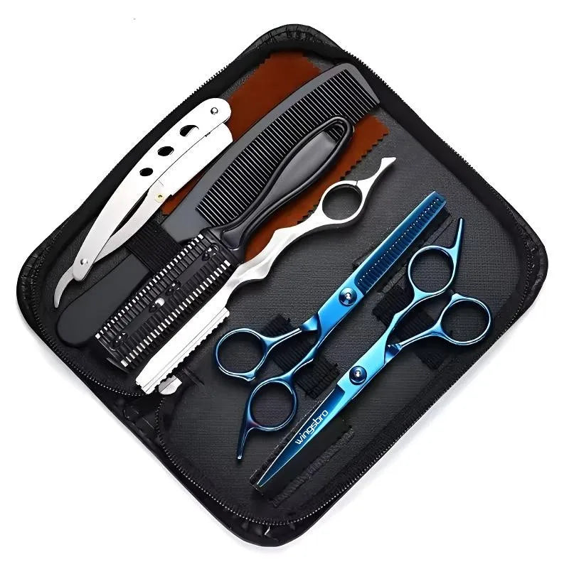Japanese Hair Scissors Set Hairdressing Scissors Kit Hairdresser Shaver Haircut Scissors