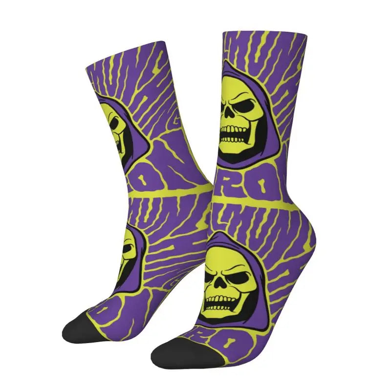 Masters Of The Universe Men Women Crew Socks Cool He Man Skeletor Heman 80s Cartoon Spring Summer Autumn Winter Dress Socks