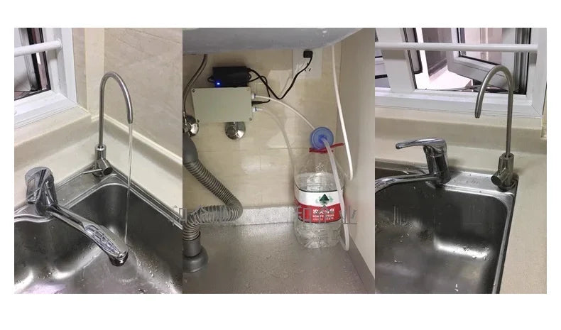 12V Caravan Electric Kitchen Water Pump Faucet Automatic Water Suction Pump 1.5 L 2.7L Faucet Automatic Suction Pump For Galley