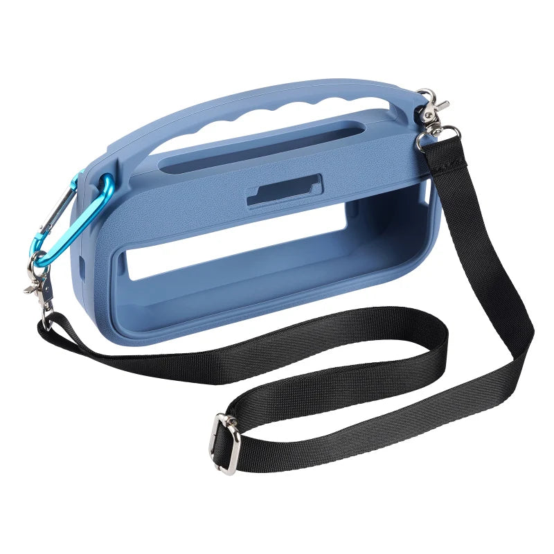 ZOPRORE Silicone Cover Case for Bose SoundLink Flex (2nd Gen) Speaker, Travel Protective Cover with Shoulder Strap and Carabiner