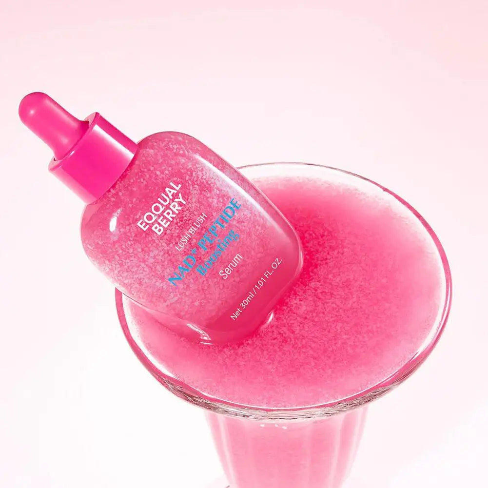EQQUALBERRY NAD+ Peptide Boosting Smoothie Serum for Face, Neck & Body with Niacinamide & Hyaluronic Acid, Pore & Wrinkle Korea