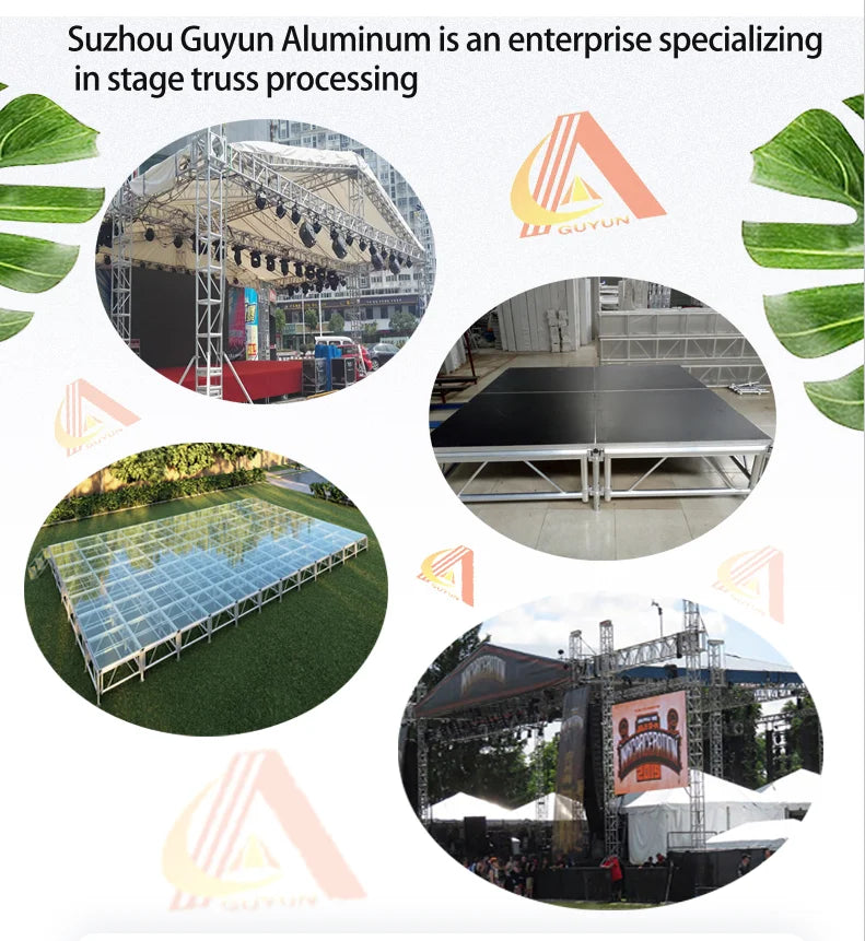 Factory Price Aluminum Mobile Global Lighting Booth Display Portable Trusses for Events