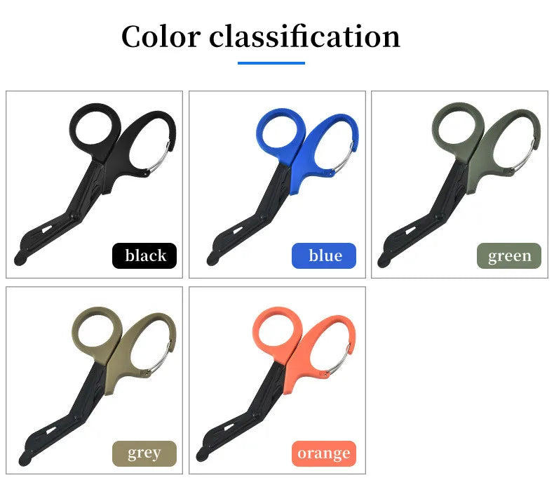 Camping Outdoor  gear tactical rescue Scissor trauma gauze Emergency First Aid Shears Paramedic bandage Medical Scissors Tools