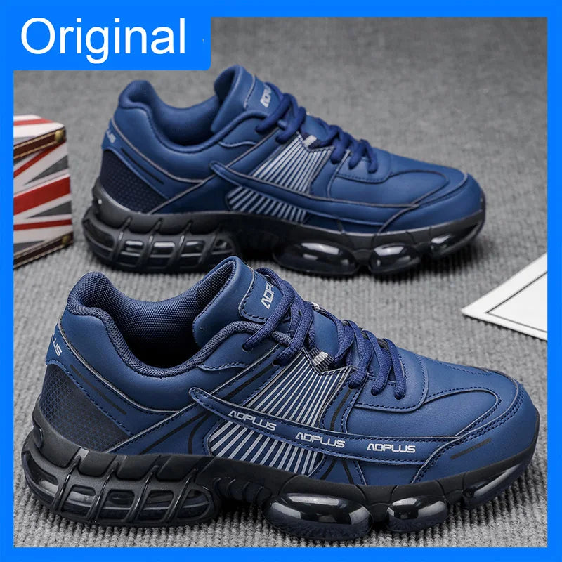 Men Sports Shoes Light Anti Slip Rebound Flat Bottom Outdoor Walking Leisure Shoes Autumn Fashion Versatile Running Shoes