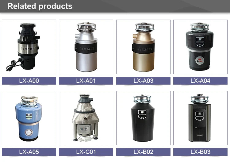 Airo Kitchen Appliances Sink Waste Disposer Ultra Silence Under Sink Garbage Disposal Powerful Sink Food Grinder Factory