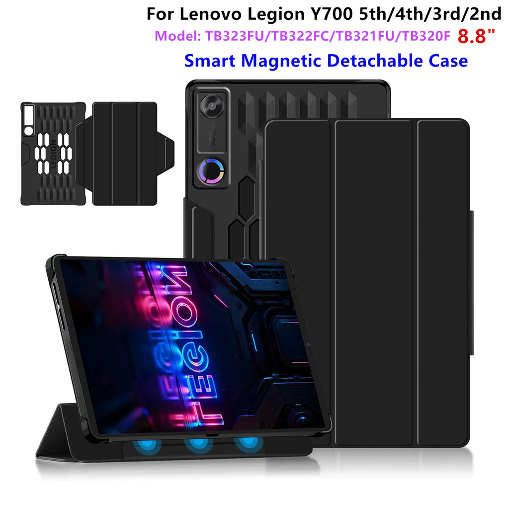 For Lenovo Legion Y700 2026 Case TB323FU Smart Cover Funda for LEGION Y700 5th 4th 3rd 2nd Generation 8.8'' Tablet Magnetic Case