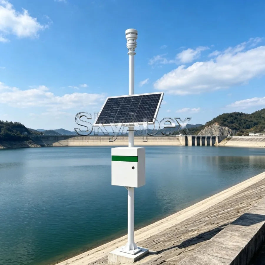 Integrated Ultrasonic Weather Station Auto Detector Wind Speed Direction Temp Humidity Pressure Rainfall High Precision