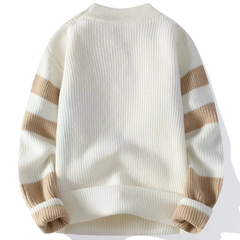 Sweater, Outdoor, Fishing, Fashionable, for Men, Trendy, Cycling, Versatile, for Sport, for Travel, for Leisure, Knitted Sweater