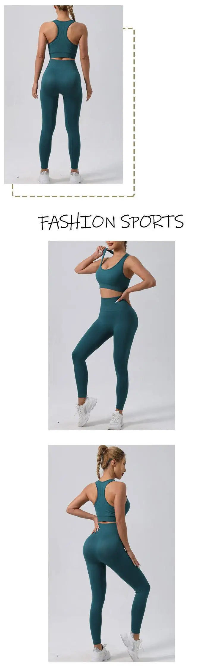 Seamless Legging Fitness Suit Women Sport Outfits Butt-lifting Yoga Pants Running Gym Clothing Comfortable Workout Clothes Solid