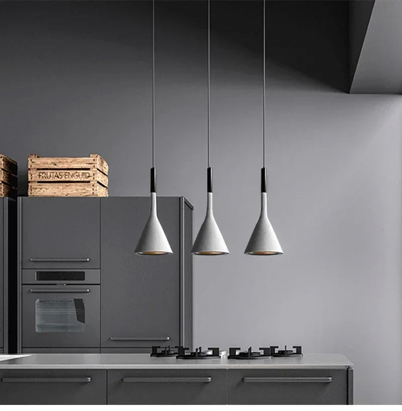 Modern Led Pendant Lights  White Light E27 for Kitchen Fixtures Bedroom Table Dining Room Hanging Lamp Lampshade Home Chandelier