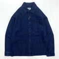 Workwear Denim Jacket Men's Japan Retro Multi Pockets European and American Autumn and Winter Couple Collar Loose Shirt Jacket