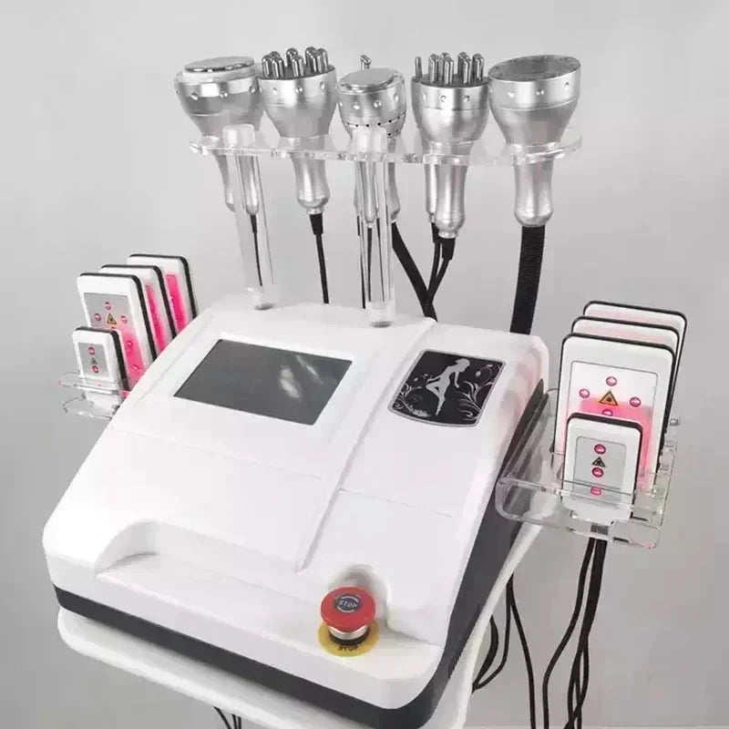 hot 6 in 1 vaccum 40k or 80k cavitation body slimming machin portable body  burner body Shaper Weight Loss spa machine 5.0