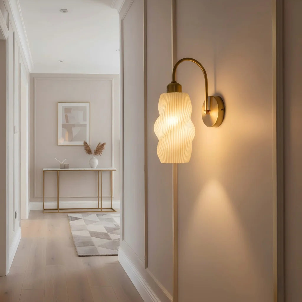 LED Wall Lamp Livingroom Bedroom Modern Simple Crative Light Fixture Home Lighting PVC lampshade Modern Sconce  Wall Lamp