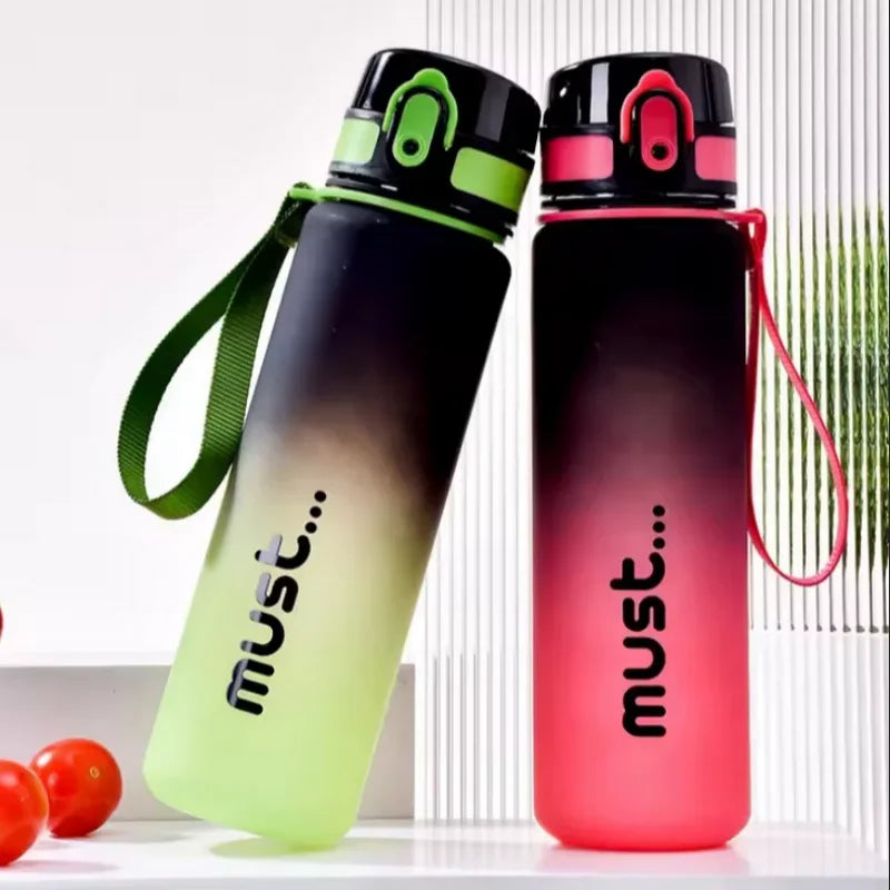 500ml 650ml Sports Water Bottle BPA Free High Capacity Plastic Fitness Portable Durable Camping Hiking Outdoor Sports Bottle