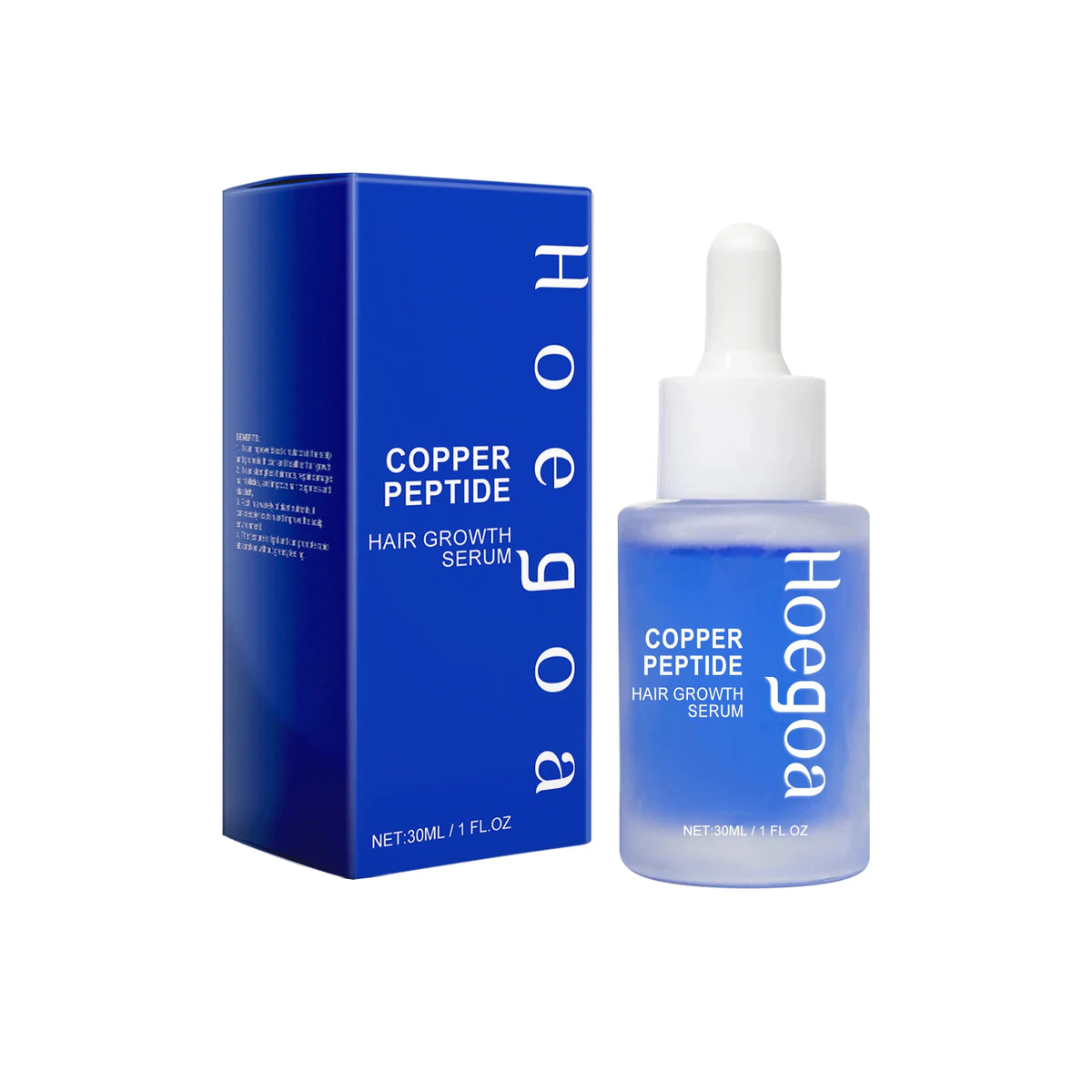 Copper Peptide Hair Care Serum Scalp Health Support Root Strengthen Thicker Appearance Weak Thinning Hair Use