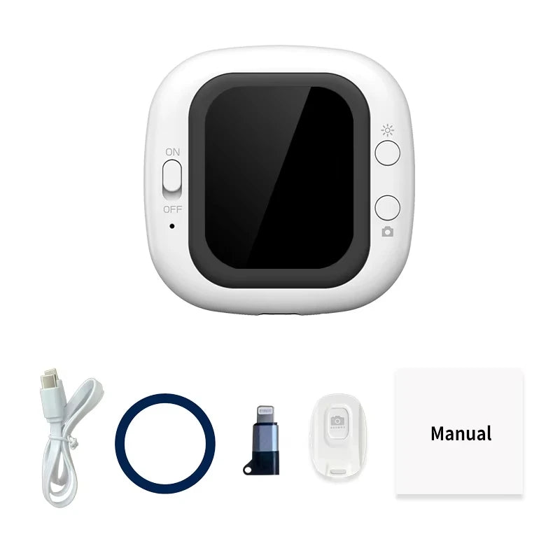 Magnetic Wireless Phone Camera, Mini Selfie Video Cam for Vlog & Mobile Rear Camera