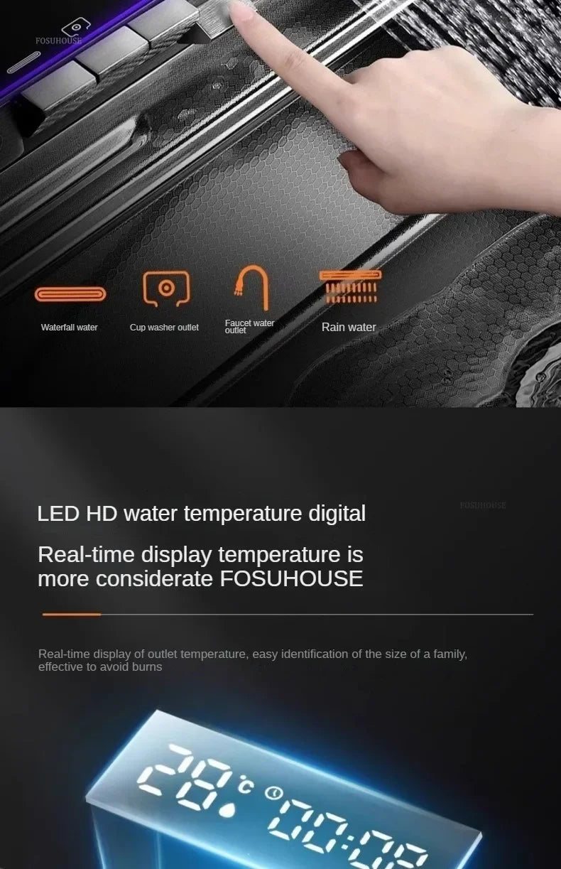 Modern Smart Kitchen Sinks Creative Metal Multi-functional Basin Luxury Household Sinks for Apartment Kitchen Rental House