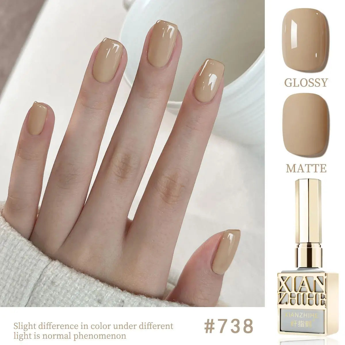 Autumn Winter Chocolate Brown Nail Polish Gel Maillard Caramel Color Gel Nail Supplies for Professional Nail Art DIY Nail Salon