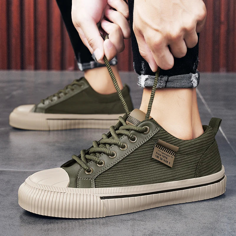 Fashion Men's Walking Sneakers Outdoor Man Casual Shoes Breathable Lightweight Board Shoes Platform Sport Footwear Running Shoes