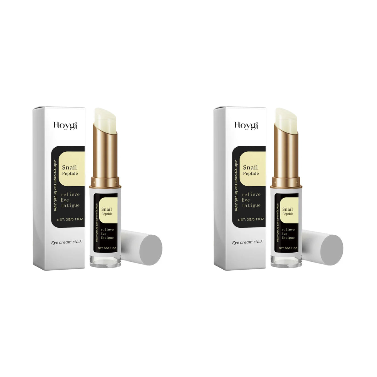 Snail Eye Cream Stick Collagen Fade Fine Lines Wrinkle Lightening Dark Circles Firming Eye Bags Puffiness Moisturizing Eye Cream