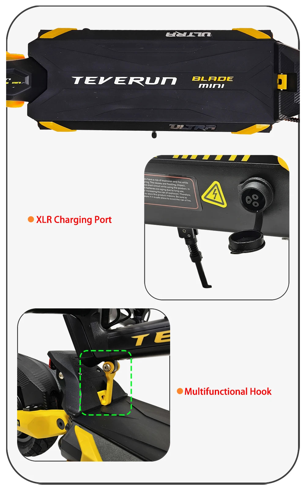 2026 TEVERUN Blade Mini Ultra V4 60V 27Ah Battery 1000Wx2 Motor Built-in Smart LCD Display Max Range 100km 10inch E-Scooter