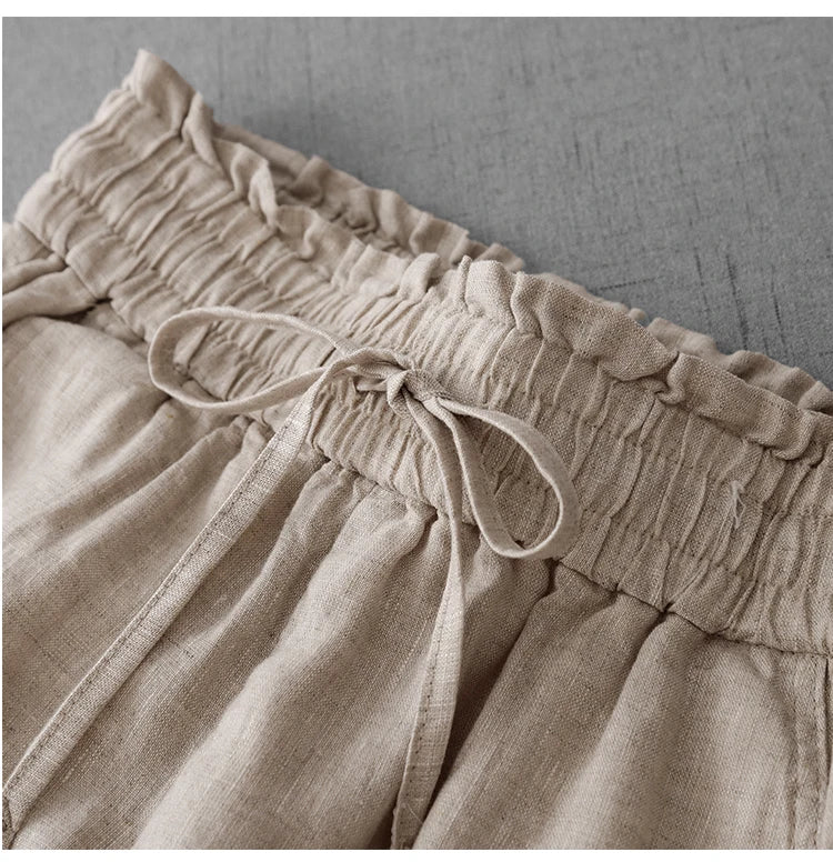 High Waist Wide Leg Pants Women's Thin Drapey Loose Casual Straight Long Trousers plus Size Comfortable Slimming Summer Pants