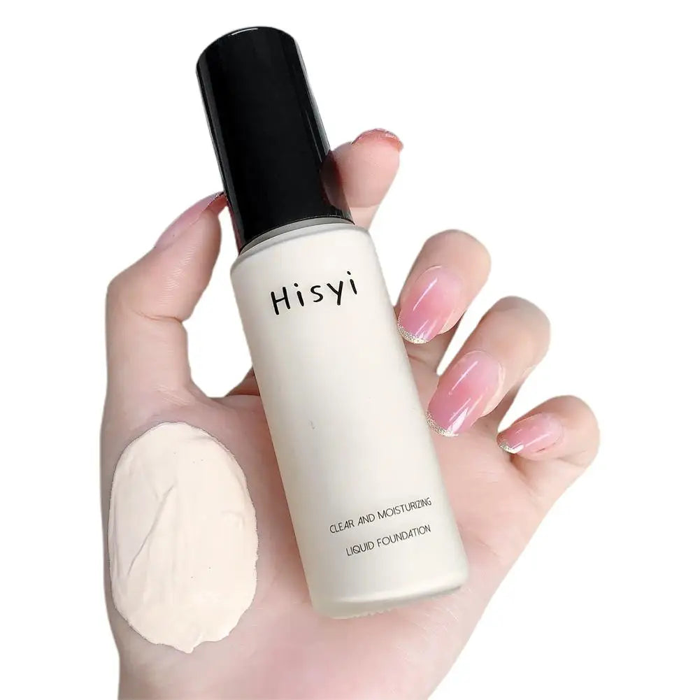 Full Coverage Liquid Foundation Natural Plain Face Cream Waterproof Concealer Base for Blemishes Liquid Foundation