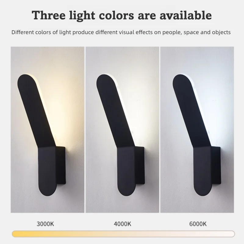 LED outdoor wall lamp IP65 modern simple waterproof hotel villa garden door creative outdoor lighting