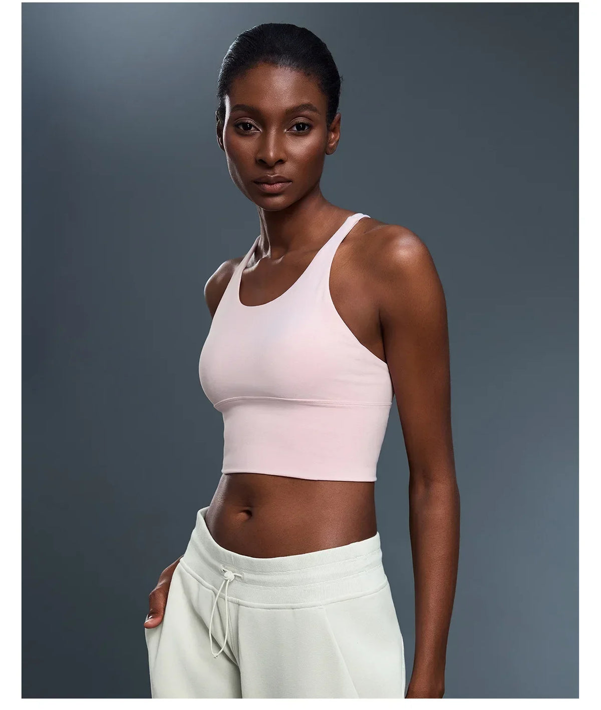 New Style Sports Bra: Shock-Absorbing, Sexy Open-Back, Thin-Strap Tank Top for Women's Yoga